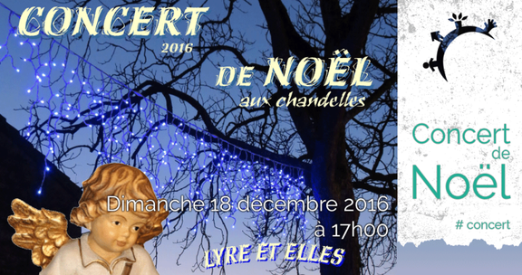Concert de Noëls aux chandelles - Dimanche 18 décembre 2016