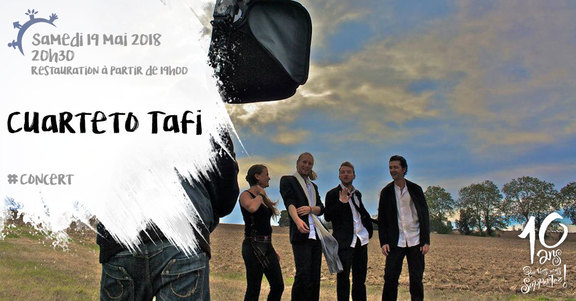 Concert, Cuarteto Tafi, samedi 19 mai 2018